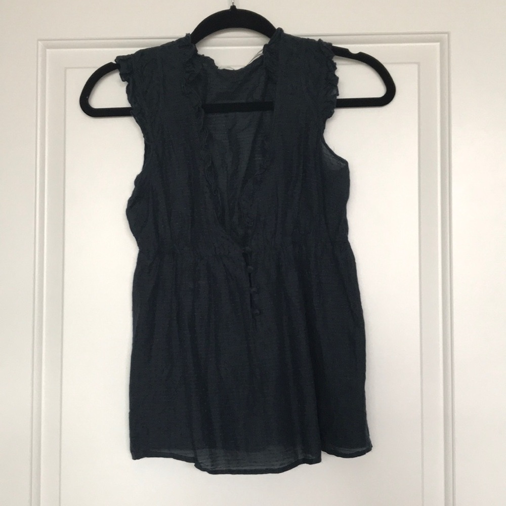 Urban outfitters silk babydoll blouse